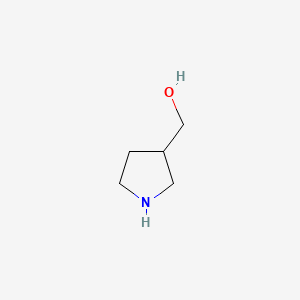 Pyrrolidin-3-ylmethanol chemical structure (CAS 5082-74-6)