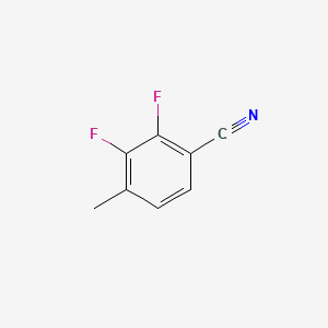 2,3-Difluoro-4-methylbenzonitrile chemical structure (CAS 508203-48-3)