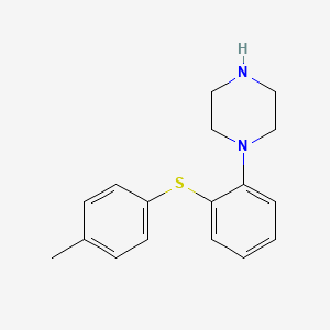1-(2-(p-Tolylthio)phenyl)piperazine chemical structure (CAS 508233-82-7)