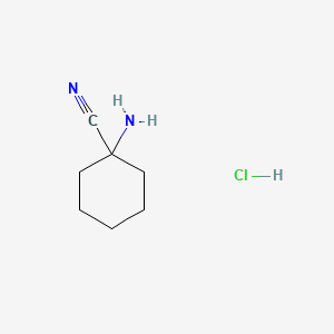 1-Aminocyclohexanecarbonitrile hydrochloride chemical structure (CAS 50846-38-3)