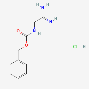 Benzyl (2-amino-2-iminoethyl)carbamate hydrochloride chemical structure (CAS 50850-19-6)