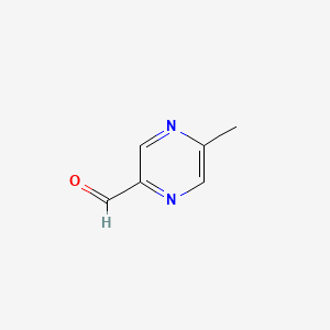 5-Methylpyrazine-2-carbaldehyde chemical structure (CAS 50866-30-3)