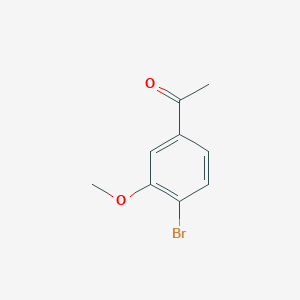 4'-Bromo-3'-methoxyacetophenone chemical structure (CAS 50870-44-5)