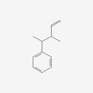 (3-Methylpent-4-en-2-yl)benzene chemical structure (CAS 50871-04-0)