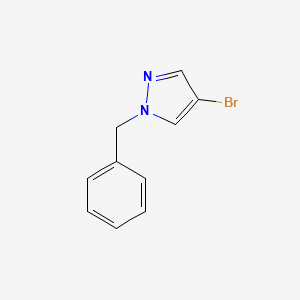 1-Benzyl-4-bromo-1H-pyrazole chemical structure (CAS 50877-41-3)