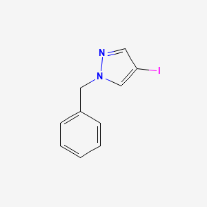 1-Benzyl-4-iodo-1H-pyrazole chemical structure (CAS 50877-42-4)