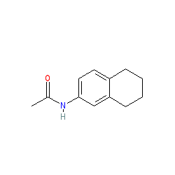 N-(5,6,7,8-Tetrahydronaphthalen-2-yl)acetamide chemical structure (CAS 50878-03-0)
