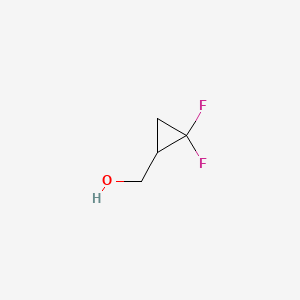 2,2-Difluorocyclopropanemethanol chemical structure (CAS 509072-57-5)