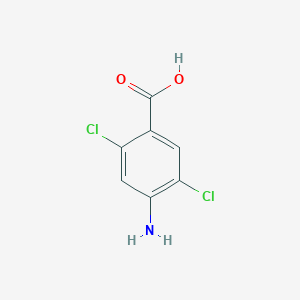 4-Amino-2,5-dichlorobenzoic acid chemical structure (CAS 50917-33-4)