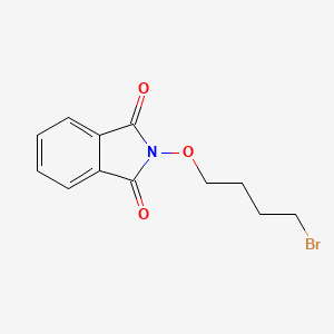 2-(4-Bromobutoxy)isoindoline-1,3-dione chemical structure (CAS 5093-32-3)