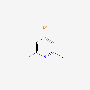 4-Bromo-2,6-dimethylpyridine chemical structure (CAS 5093-70-9)