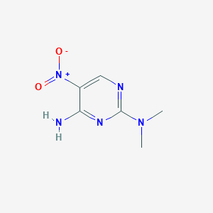 N2,N2-Dimethyl-5-nitropyrimidine-2,4-diamine chemical structure (CAS 5096-84-4)
