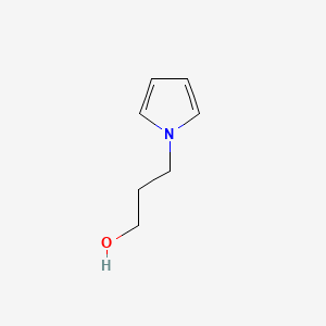 3-(1H-Pyrrol-1-yl)propan-1-ol chemical structure (CAS 50966-69-3)