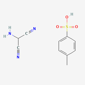 2-Aminomalononitrile 4-methylbenzenesulfonate chemical structure (CAS 5098-14-6)