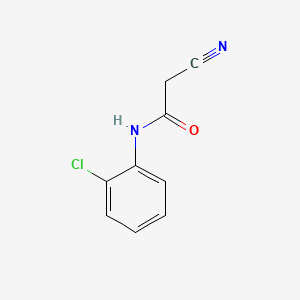 N-(2-Chlorophenyl)-2-cyanoacetamide chemical structure (CAS 50982-66-6)