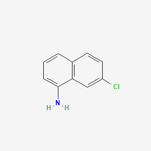 7-Chloronaphthalen-1-amine chemical structure (CAS 50987-58-1)