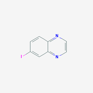 6-Iodoquinoxaline chemical structure (CAS 50998-18-0)