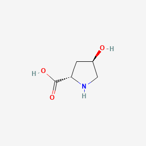 (2S,4R)-4-Hydroxypyrrolidine-2-carboxylic acid chemical structure (CAS 51-35-4)