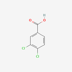 3,4-Dichlorobenzoic acid chemical structure (CAS 51-44-5)