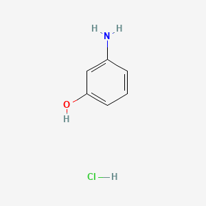 3-Aminophenol hydrochloride chemical structure (CAS 51-81-0)