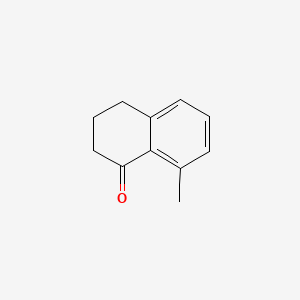 8-Methyl-3,4-dihydronaphthalen-1(2H)-one chemical structure (CAS 51015-28-2)