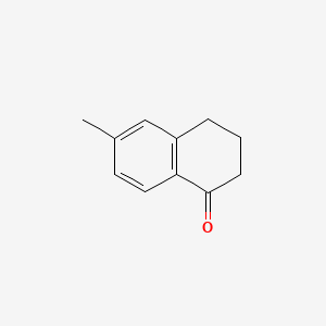 6-Methyl-3,4-dihydronaphthalen-1(2H)-one chemical structure (CAS 51015-29-3)