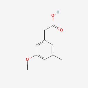 2-(3-Methoxy-5-methylphenyl)acetic acid chemical structure (CAS 51028-96-7)
