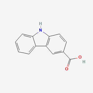 9H-Carbazole-3-carboxylic acid chemical structure (CAS 51035-17-7)