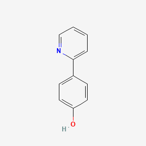 4-(Pyridin-2-yl)phenol chemical structure (CAS 51035-40-6)