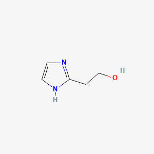 2-(2-Imidazolyl)ethanol chemical structure (CAS 51036-79-4)