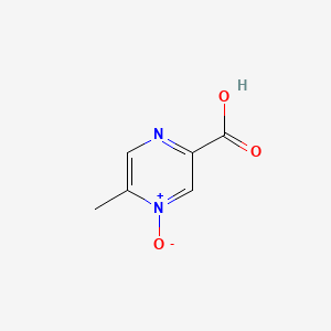 5-Carboxy-2-methylpyrazine 1-oxide chemical structure (CAS 51037-30-0)