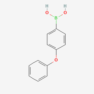 (4-Phenoxyphenyl)boronic acid chemical structure (CAS 51067-38-0)