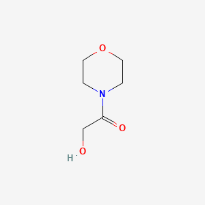 2-Hydroxy-1-morpholinoethanone chemical structure (CAS 51068-78-1)