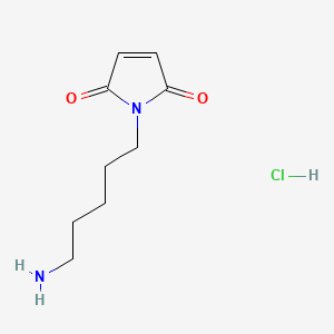 1-(5-Aminopentyl)-1H-pyrrole-2,5-dione hydrochloride chemical structure (CAS 510709-83-8)