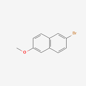 2-Bromo-6-methoxynaphthalene chemical structure (CAS 5111-65-9)
