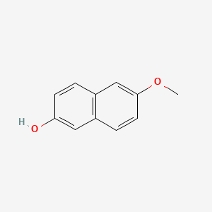 6-Methoxynaphthalen-2-ol chemical structure (CAS 5111-66-0)
