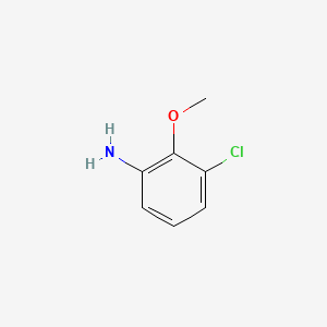3-Chloro-2-methoxyaniline chemical structure (CAS 51114-68-2)