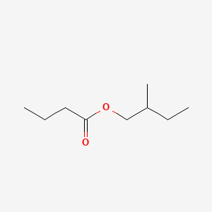 2-Methylbutyl butyrate chemical structure (CAS 51115-64-1)