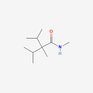 2-Isopropyl-N,2,3-trimethylbutanamide chemical structure (CAS 51115-67-4)