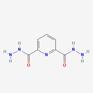 Pyridine-2,6-dicarbohydrazide chemical structure (CAS 5112-36-7)