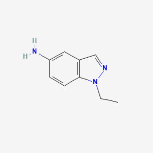 5-Amino-1-ethyl-1H-indazole chemical structure (CAS 511249-17-5)