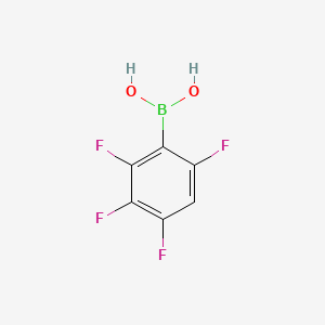(2,3,4,6-Tetrafluorophenyl)boronic acid chemical structure (CAS 511295-00-4)