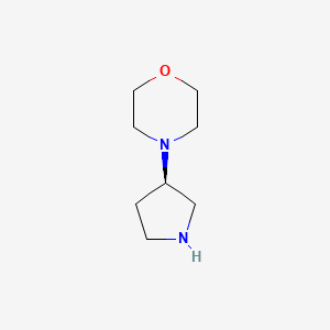 (R)-4-(Pyrrolidin-3-yl)morpholine chemical structure (CAS 511295-94-6)