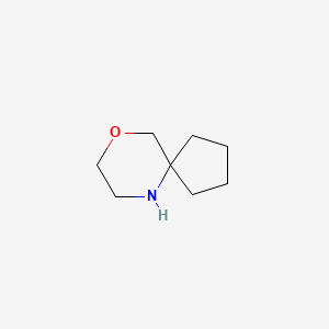 9-Oxa-6-azaspiro[4.5]decane chemical structure (CAS 51130-61-1)