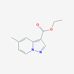 Ethyl 5-methylpyrazolo[1,5-a]pyridine-3-carboxylate chemical structure (CAS 51135-70-7)