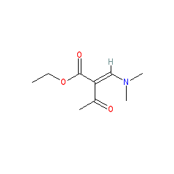 Ethyl 2-((dimethylamino)methylene)-3-oxobutanoate chemical structure (CAS 51145-57-4)