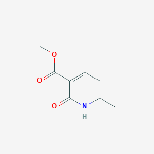 Methyl 6-methyl-2-oxo-1,2-dihydropyridine-3-carboxylate chemical structure (CAS 51146-06-6)
