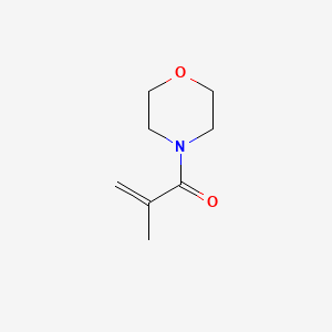 2-Methyl-1-morpholinoprop-2-en-1-one chemical structure (CAS 5117-13-5)