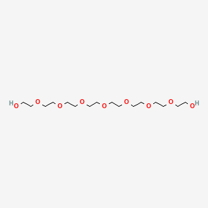 3,6,9,12,15,18,21-Heptaoxatricosane-1,23-diol chemical structure (CAS 5117-19-1)