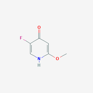 5-Fluoro-2-methoxypyridin-4(1H)-one chemical structure (CAS 51173-14-9)
